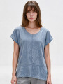 Blusa Marixa Azul Grisaceo