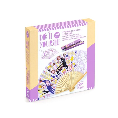 Set de manualidades para hacer abanicos Do it yourself Djeco 6+ Set De Manualidades Para Hacer Abanicos Do It Yourself Djeco 6+