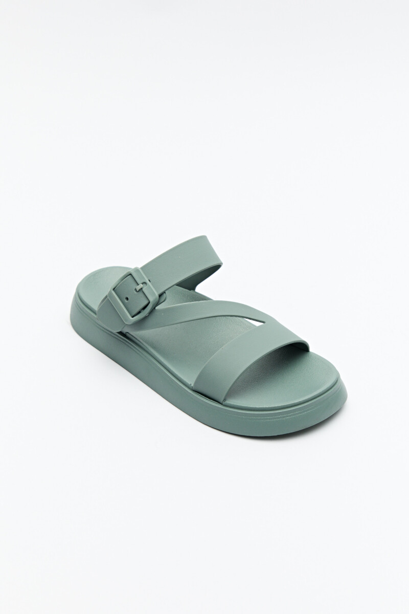 SANDALIA ROMITA Verde Grisáceo