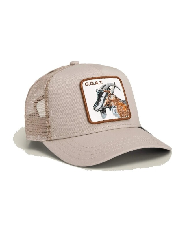 Gorra Goorin Bros Trucker Baseball - G.o.a.t. Beige Gorra Goorin Bros Trucker Baseball - G.o.a.t. Beige