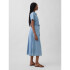 SS MIDI SHIRTDRESS - LT AVERY LIGHT WASH