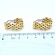 Caravanas clips panther 5 hilos en oro 18k Caravanas clips panther 5 hilos en oro 18k