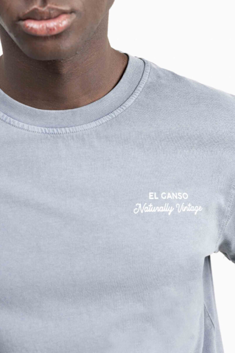 Camiseta Tinte Natural Gris