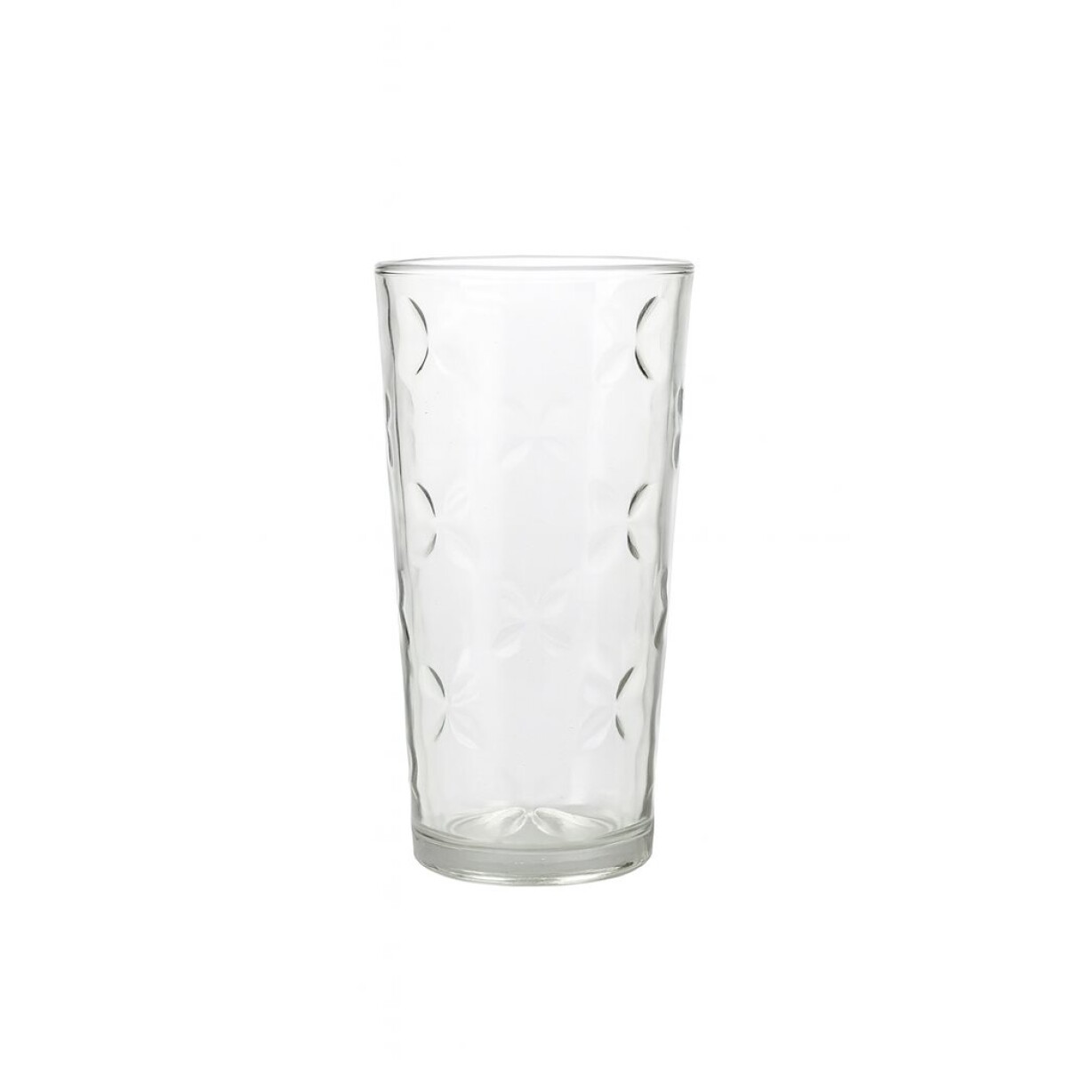VASO VIDRIO 225 ML FLORES 