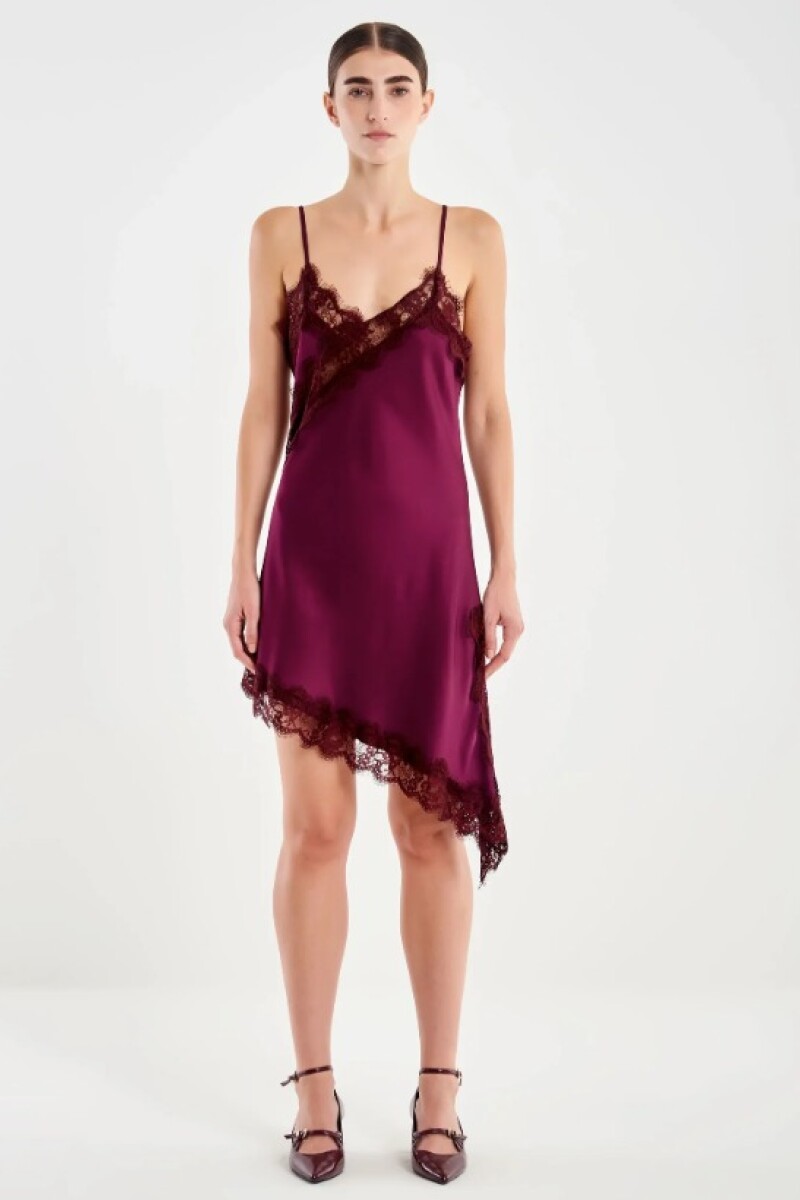 VESTIDO Bordo