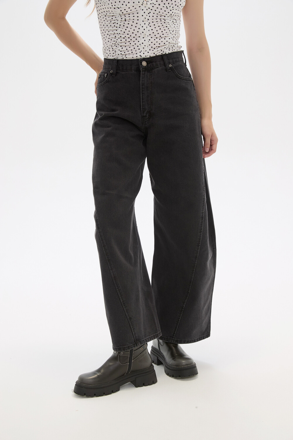 Pantalon Aussy Gris Oscuro