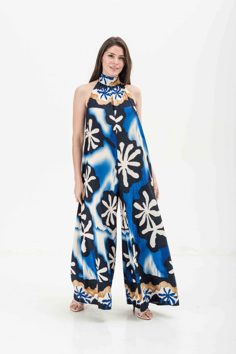 ENTERITO GISE - AZUL ESTAMPADO 