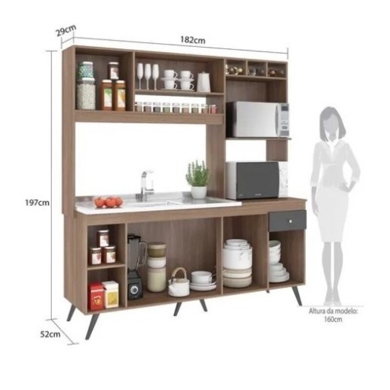 Mueble De Cocina Compacta Moderno Minimalista Mueble De Cocina Compacta Moderno Minimalista