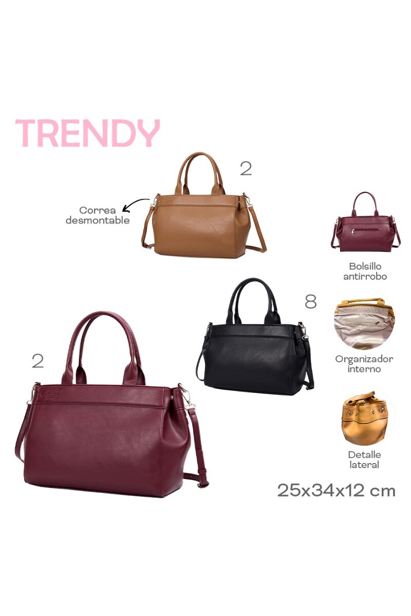 Cartera Trendy Negro