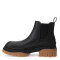 Bota de Mujer Miss Carol chelsea SIDNEY con plataforma bicolor Negro