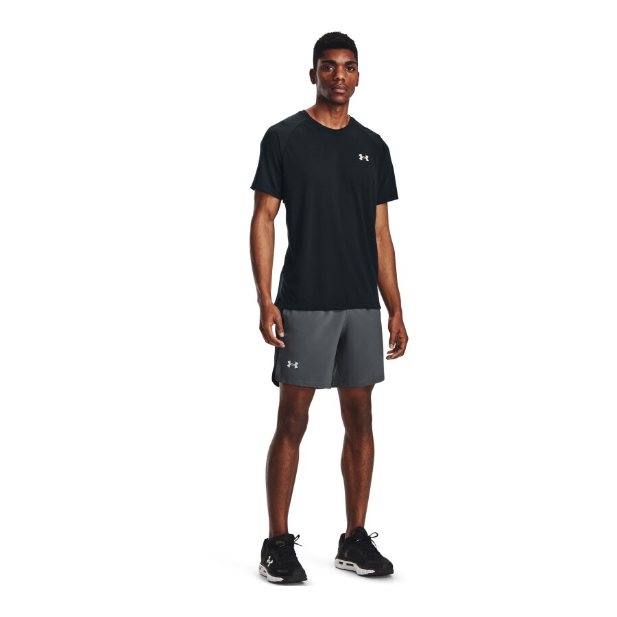 Short de Hombre Under Armour Launch 7 Gris - Negro