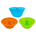 MOLDE DE SILICONA CON TUBO MULTICOLOR