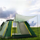 Carpa Camping Iglu Con Techo Y Mosquitero 2m Verde