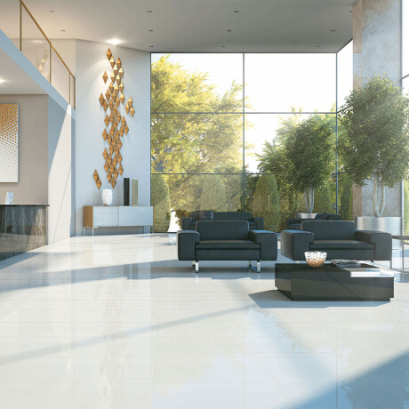 Porcelanato Tecnico Blanco Pulido 60x60 Cm BLANCO