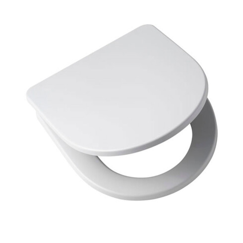 Tapa De Inodoro Blanco Brillo, Cierre Suave, Compatible Con Linea Varse / Veneto / Fontana Marca Ferrum 000