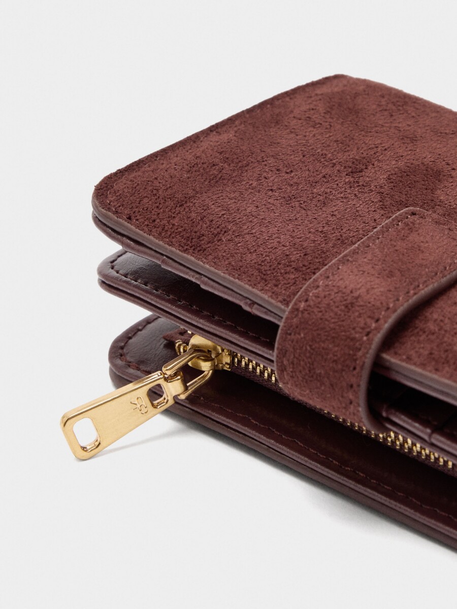 Cartera Efecto Piel canela