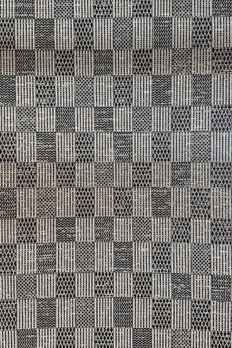 Indy Outdoor ALFOMBRA INDY 160X230 BLACK/JUTE