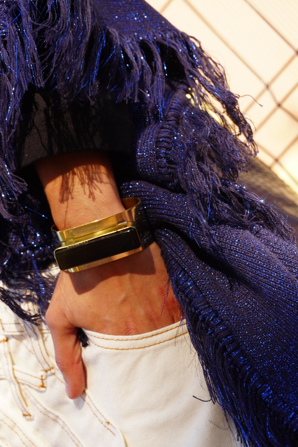 Stick Cuff Bronce - Negro