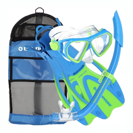 Kit De Buceo US DIVERS Junior FX Talle S - Blue Kit De Buceo US DIVERS Junior FX Talle S - Blue