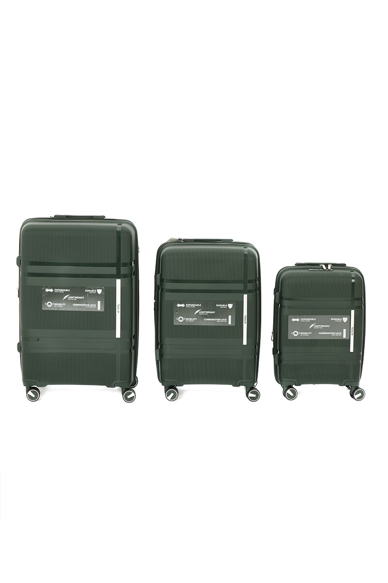 Valija rígida Canva - Verde 