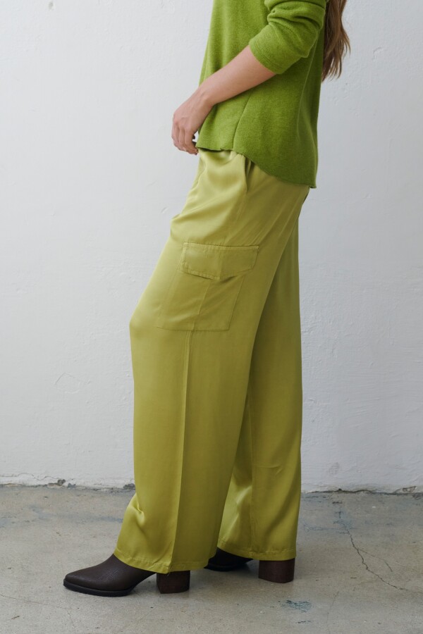 PANTALON CARGO VERDE