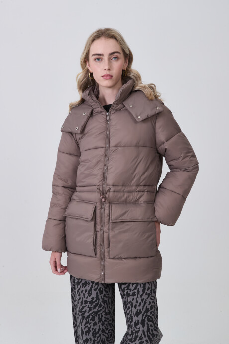 Campera Tarume Taupe / Mink / Vison
