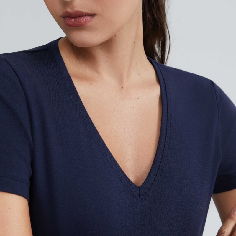 BLUSA MM FEM AZUL ESCURO