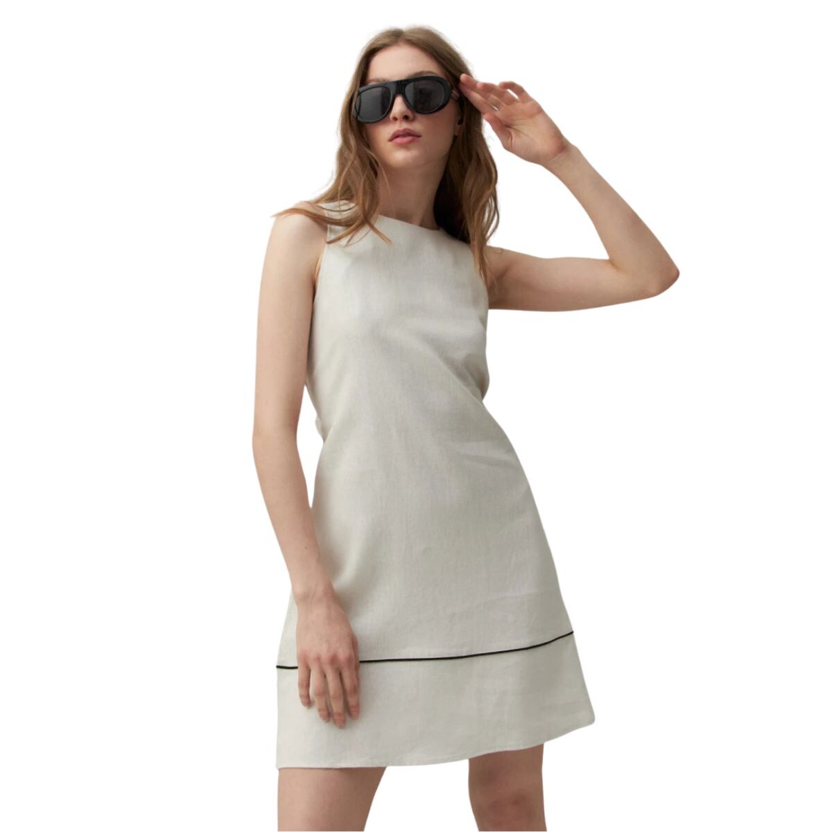 VESTIDO MARLON XS-XL - HUESO 