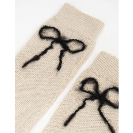 Medias Moño Combinacion Bicolor