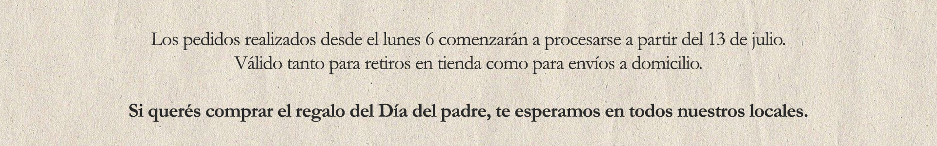 tiempos de envio