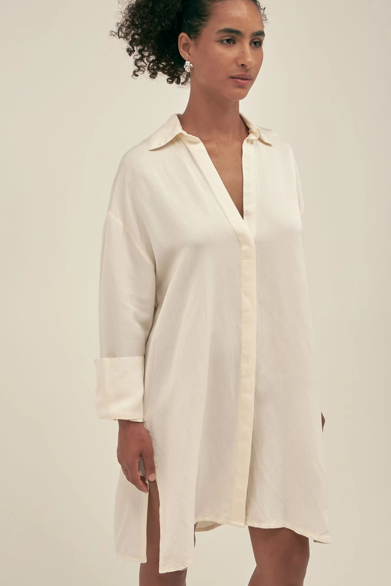 MARTI LONG SHIRT Cream