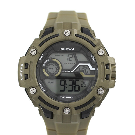 Reloj Mistral Deportivo Silicona Marron 0