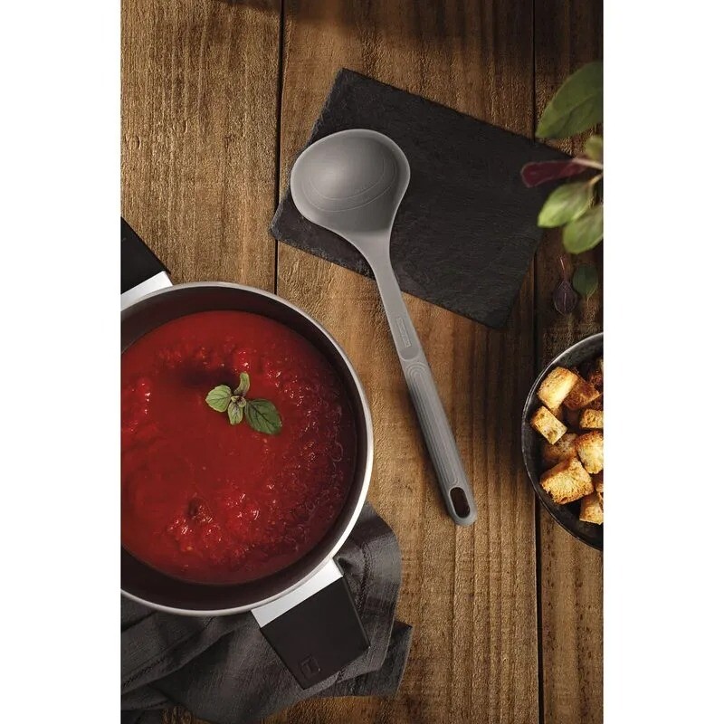 Cucharon De Silicona Gris Tramontina - 25854/160 Cucharon De Silicona Gris Tramontina - 25854/160