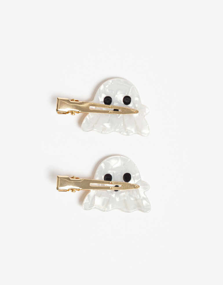 Horquillas con Accesorios Halloween Set De Hebillas Halloween - Combinacion Bicolor