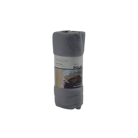 Manta polar 1 plaza 127x152 cm GRIS CLARO