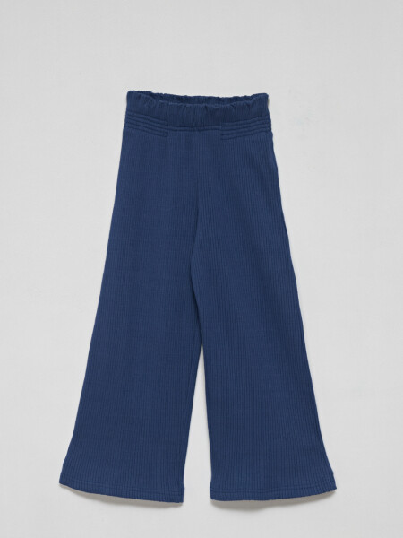 Pantalón rib oxford - Azul