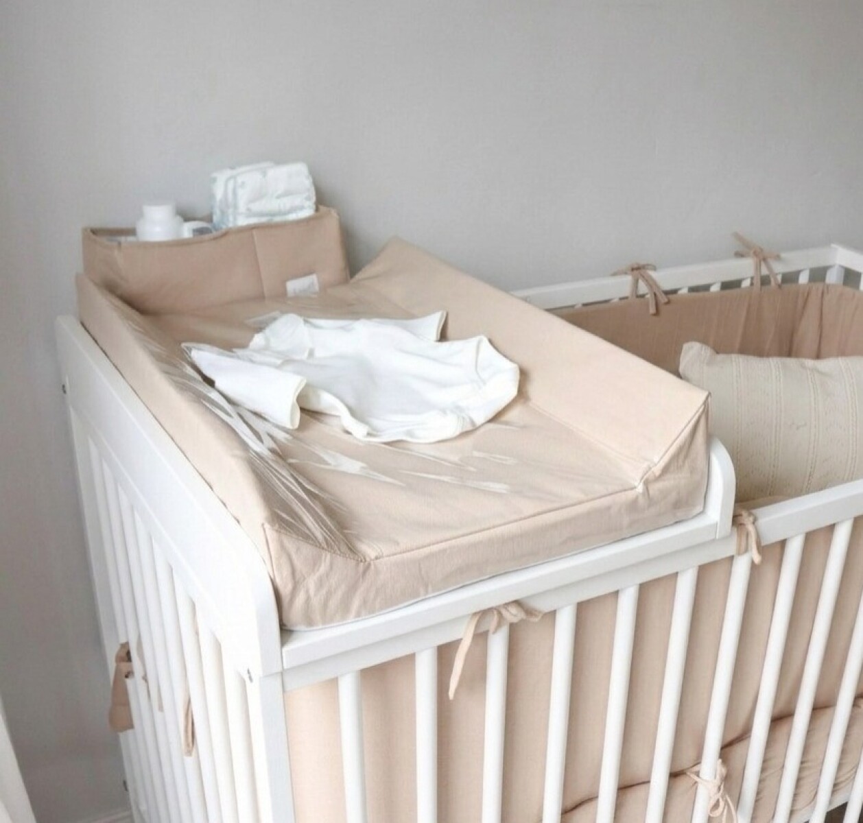 Soporte Madera Cambiador - Blanco 