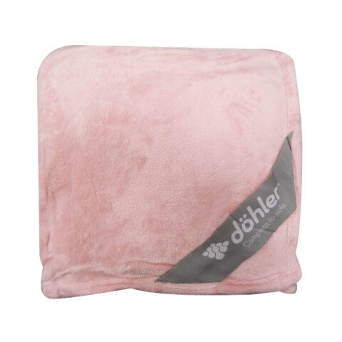 Frazada Flannel 2 Plazas Home Class 200 x 240 cm ROSA