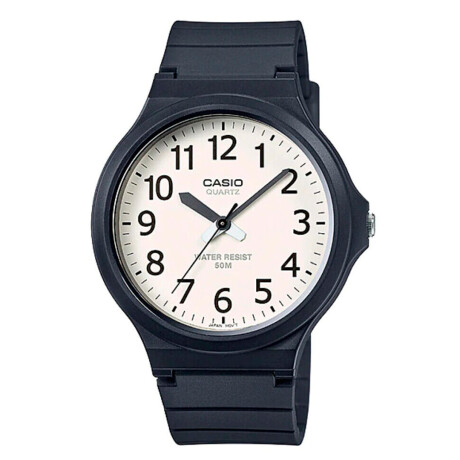 Reloj CASIO MW240-7BVDF en Resina Negro Esfera 43mm 0