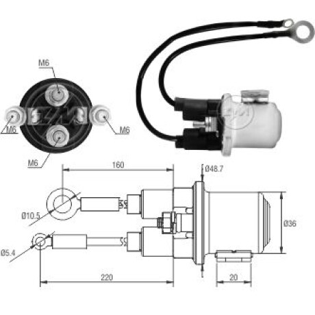 AUTOMATICO DE ARRANQUE VOLVO MITSUBISHI AUXILIAR 24V ZM AUTOMATICO DE ARRANQUE VOLVO MITSUBISHI AUXILIAR 24V ZM