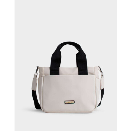 Cartera City Engomada Marron Beige