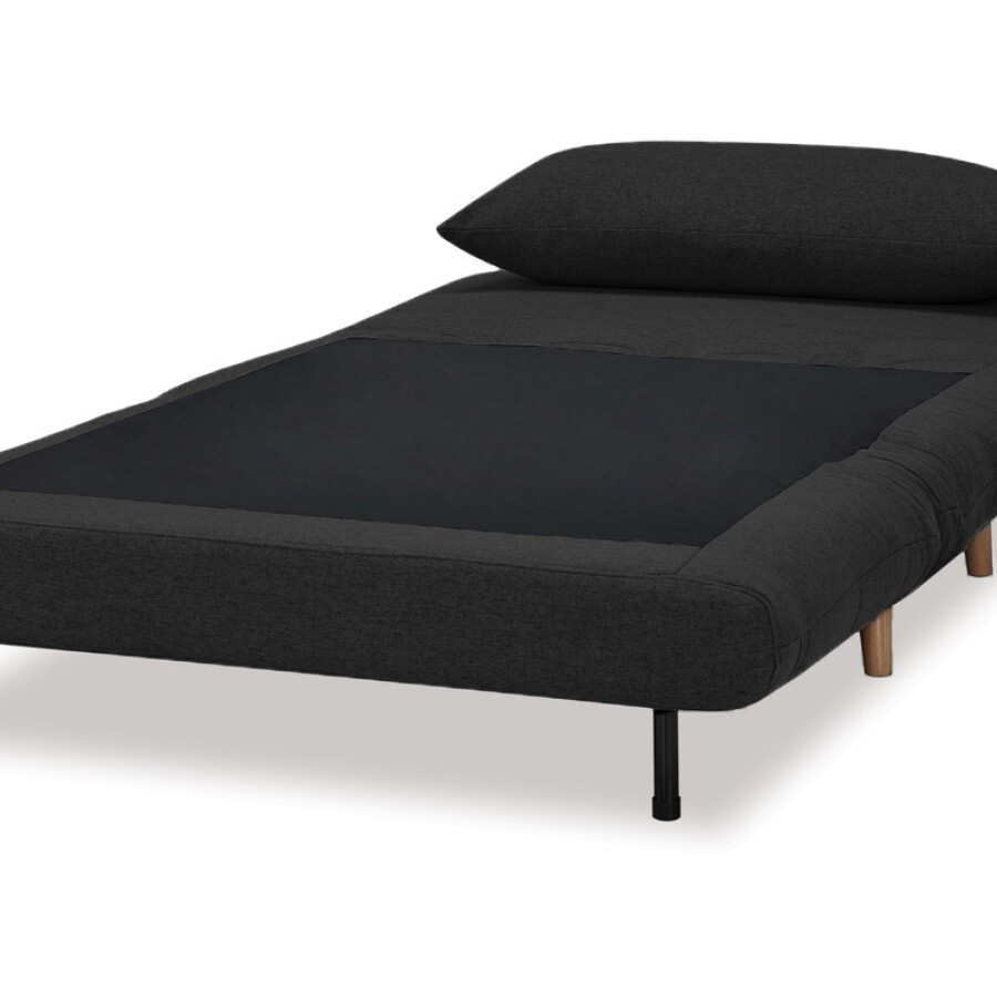 Sillón Cama Individual UNO Negro EN EXHIBICIÓN | SIN CAMBIO