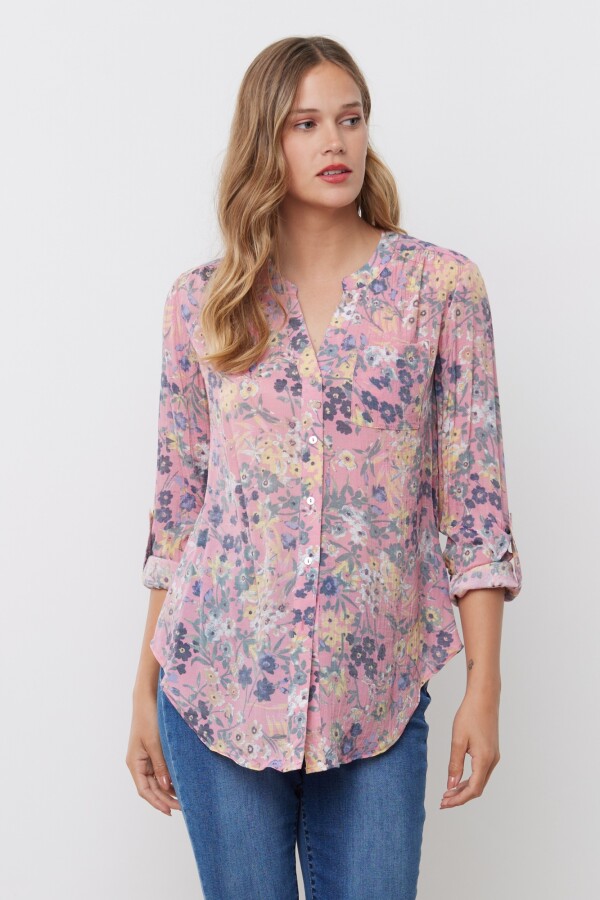Blusa Print ROSA/MULTI