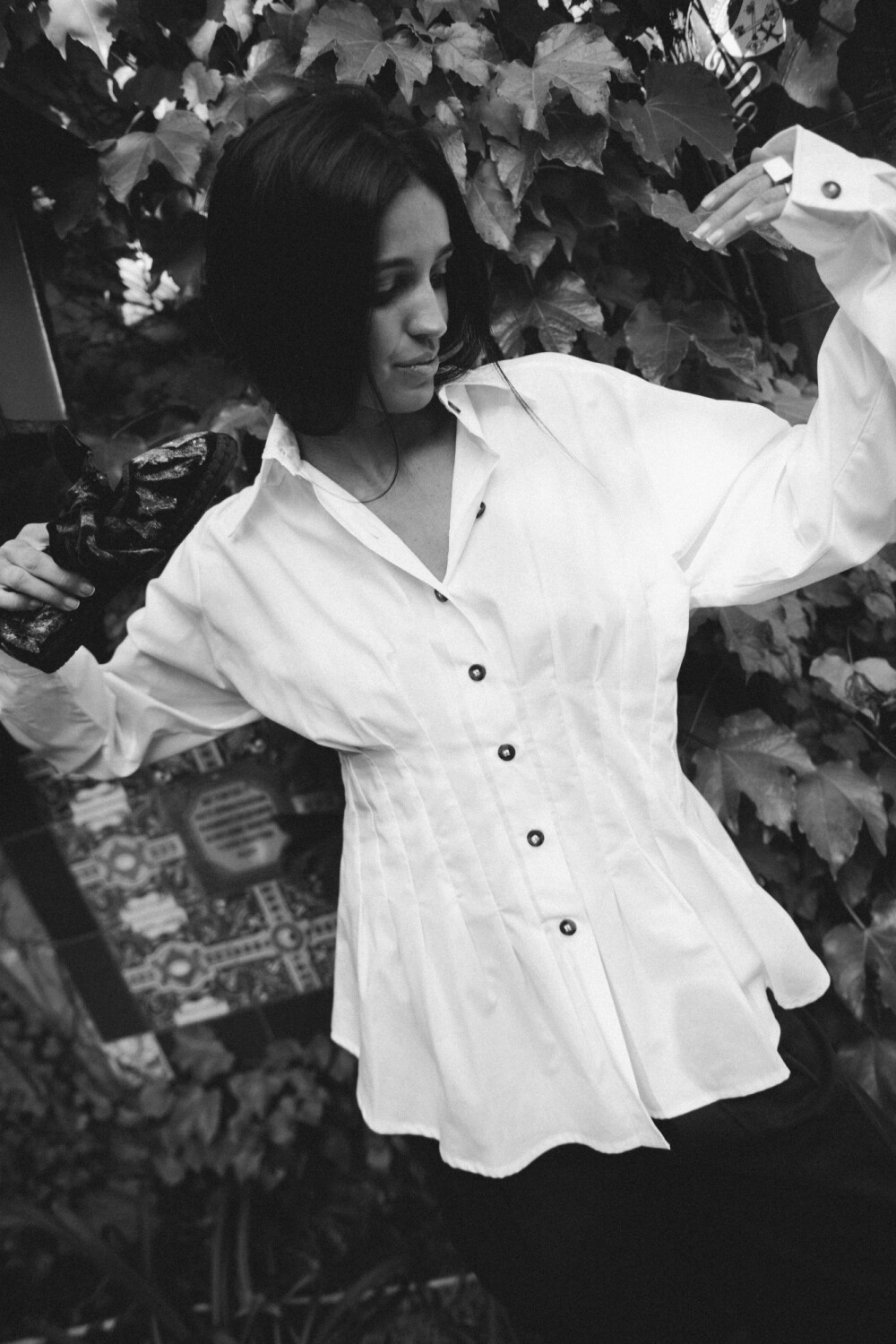 Corset Shirt Blanco