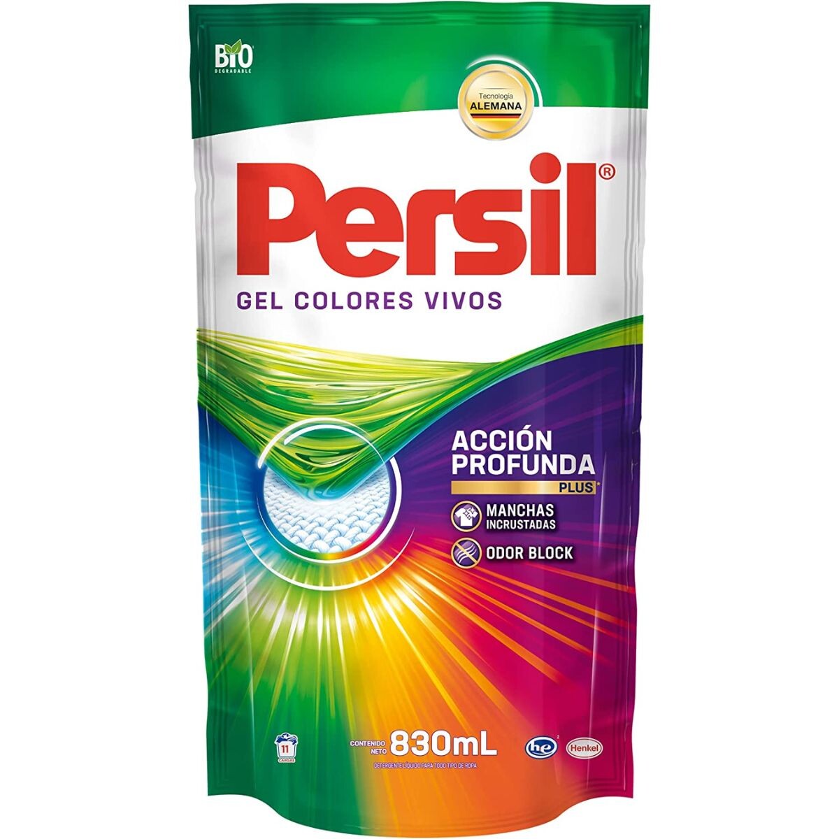 Jabón Líquido Persil Colores Vivos - DP 830 ML 
