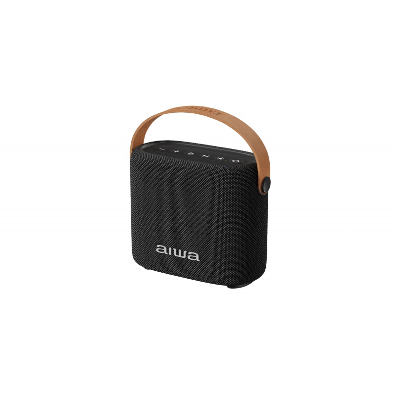 Parlante Activo Bluetooth Portátil 14W P.M.P.O. | AIWA Negro | AWSS70BTC
