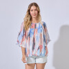 Blusa Print MULTI/AZUL