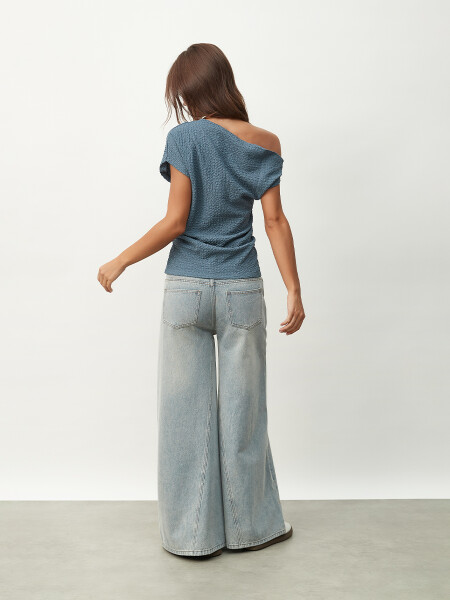 REMERA MARI AZUL PIEDRA