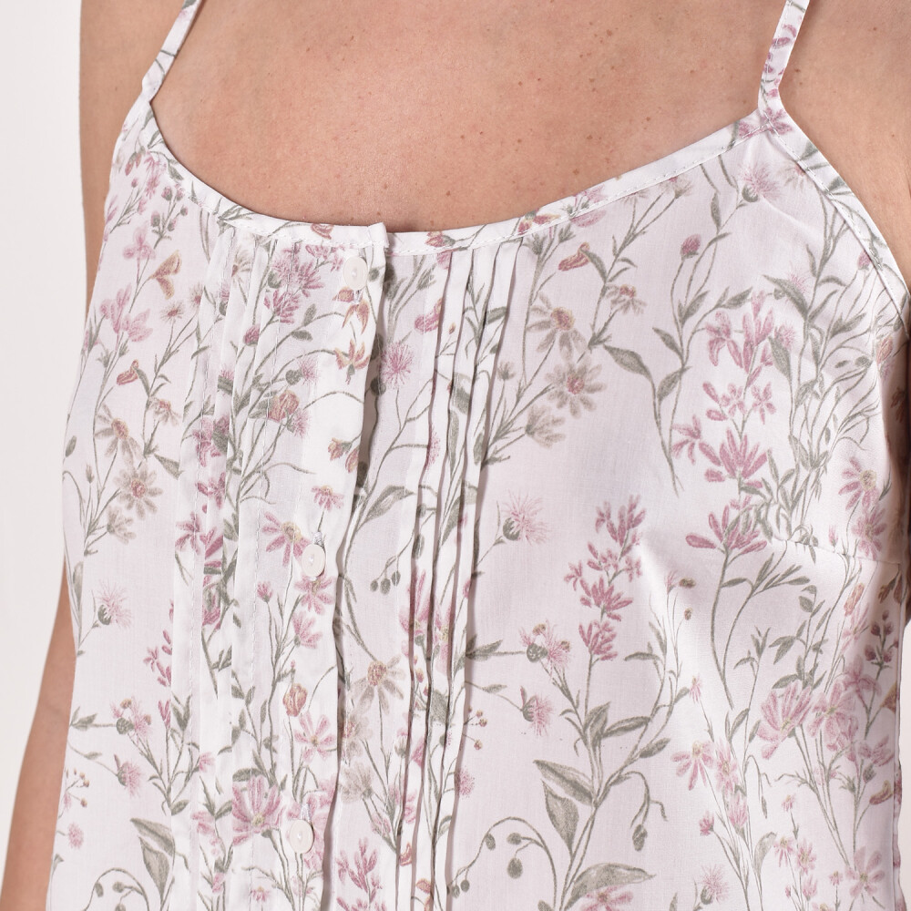 Short con Solera y Volados Flores Colección 2025 XP