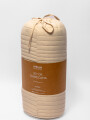 Cubrecama 2 Plazas Queen Microfibra Washed Taupe / Mink / Vison